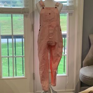 FAHERTY pink overalls NWT size small